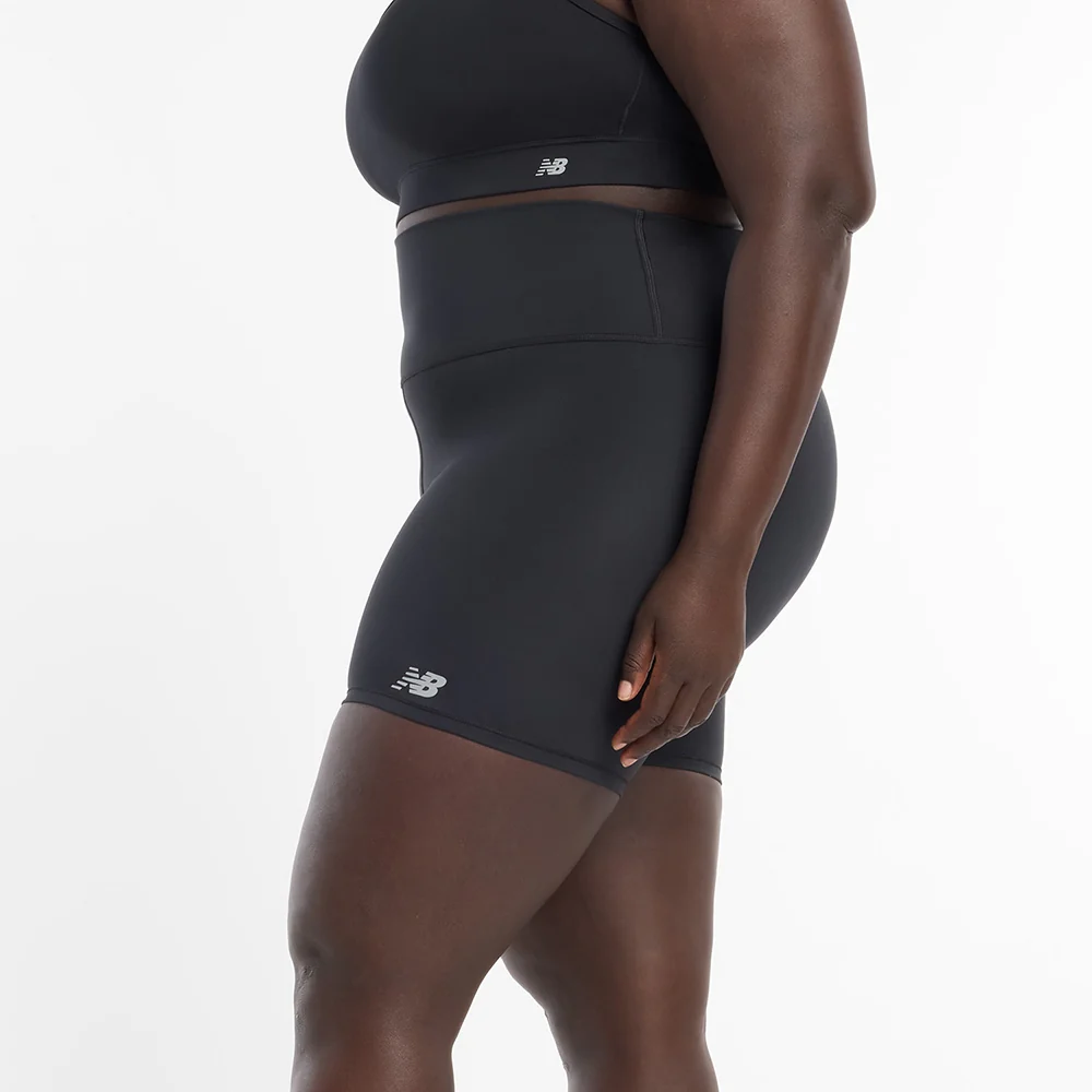 NB HARMONY HR SHORT 6IN | BK-BLACK - Image 4