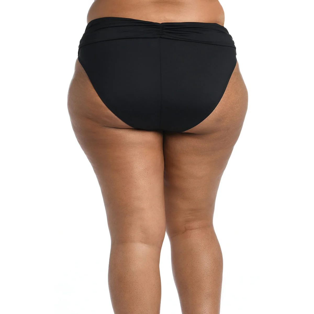 IG SHIRRED BAND BOTTOM | BLACK - Image 4