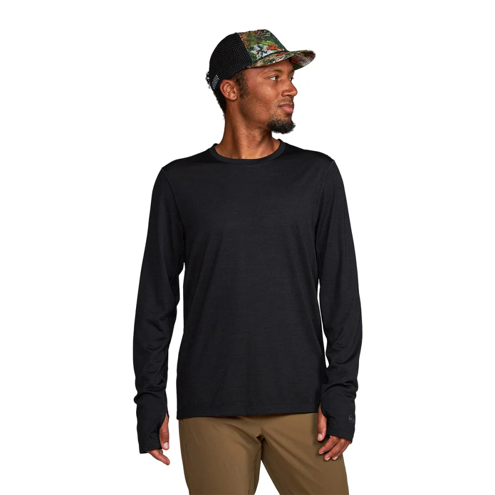 M REPEAT MERINO LS | MID-MIDNIG - Image 2