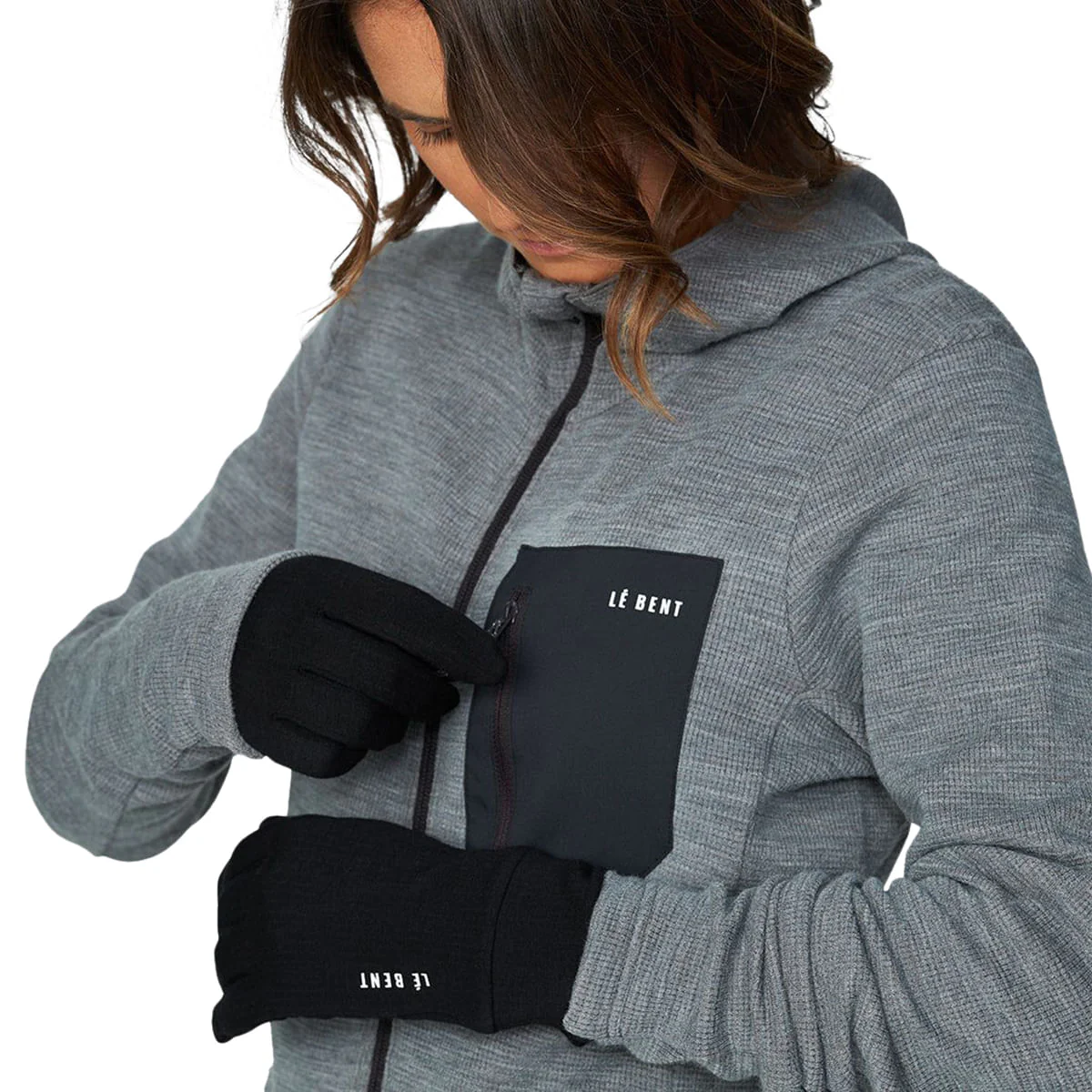 WAFFLE MIDWEIGHT LINERS | BLACK - Image 3