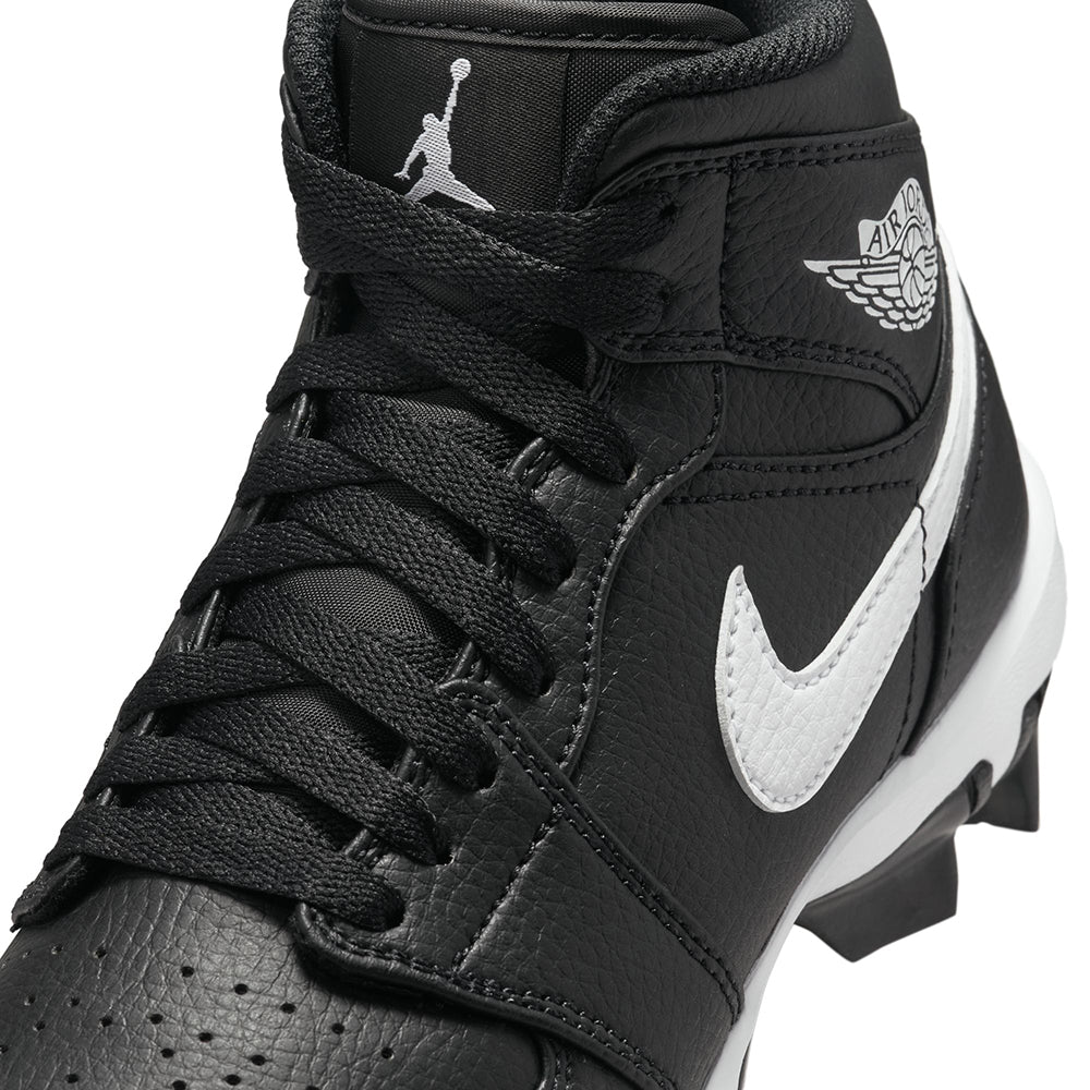 JORDAN 1 MID FB CLEAT | 001-BLKWHT - Image 6