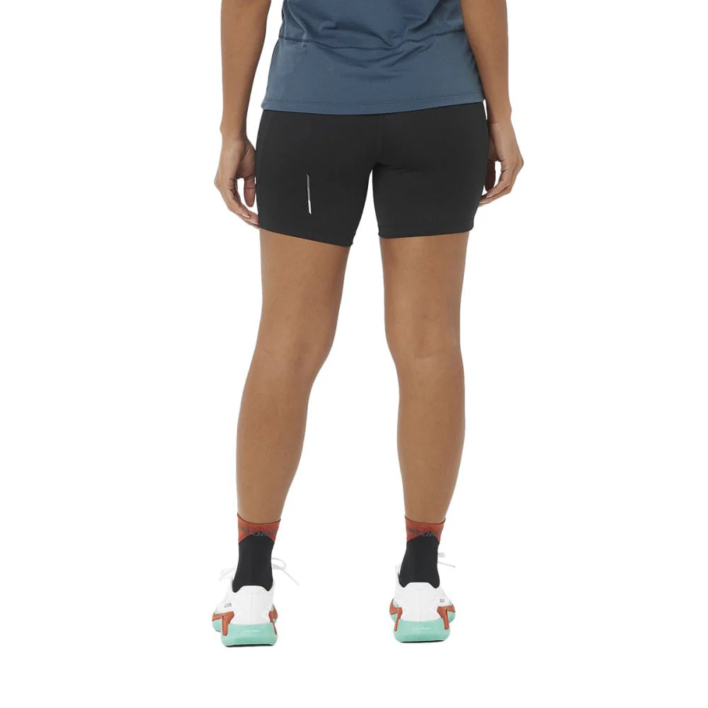 CROSS RUN SHORT TIGHTS W | DEEP BLACK - Image 4