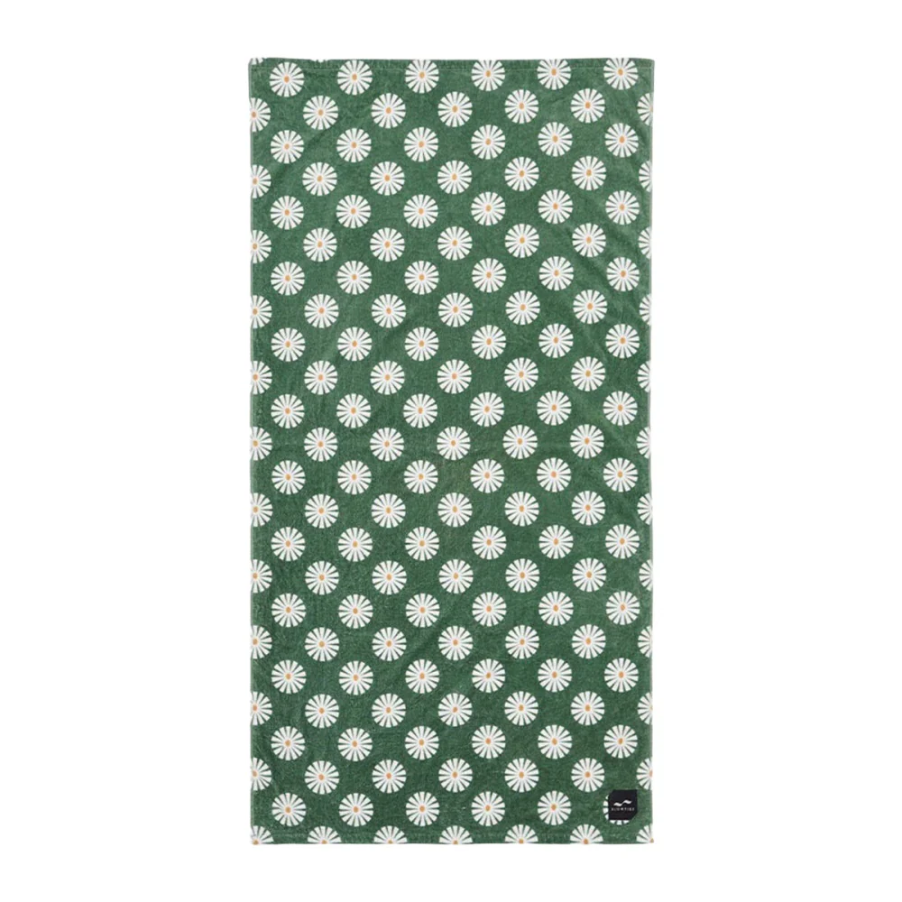 SUN DAZED BEACH TOWEL | GREEN