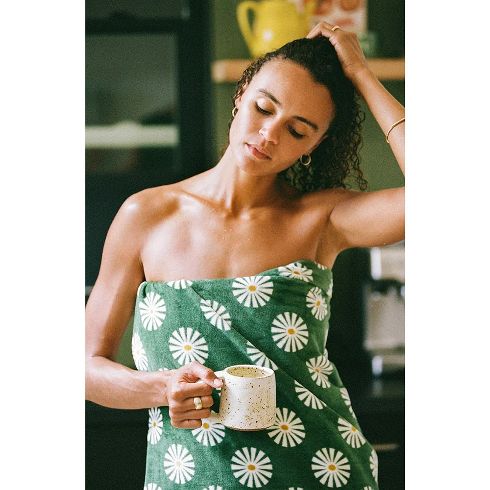 SUN DAZED BEACH TOWEL | GREEN - Image 3