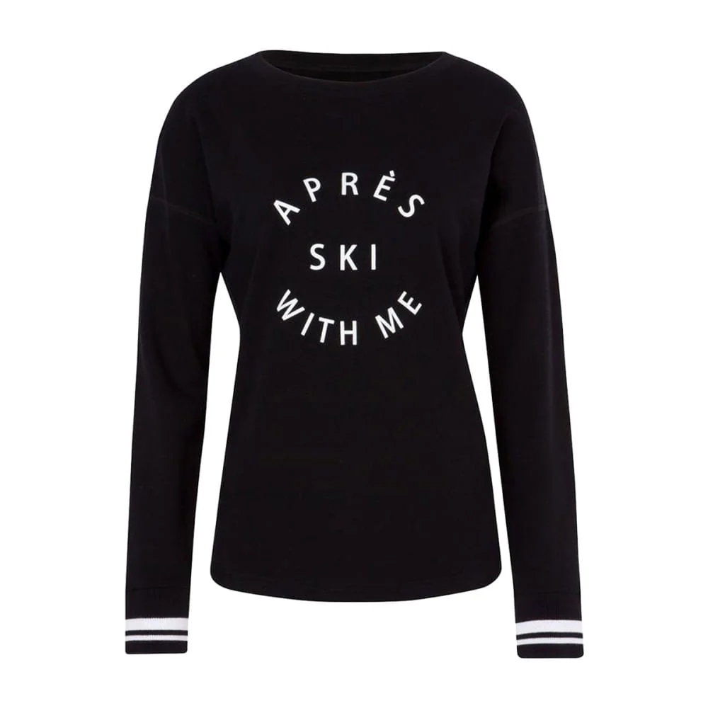APRES CUFFED TEE | 001-BLACK
