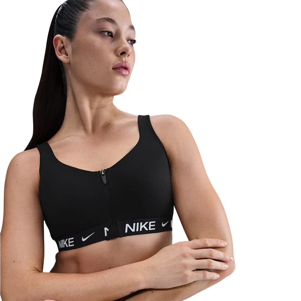 W PADDED FRONT ZIP SB | 010-BLACK