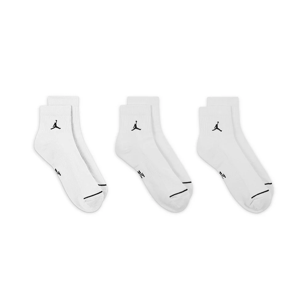 JORDAN 3PK EVERYDAY ANKL | 100-WHITE - Image 2