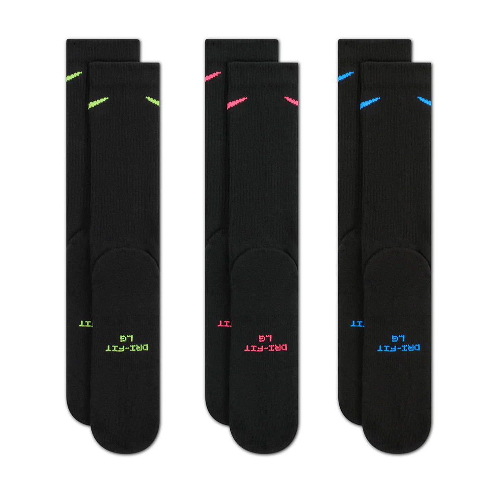 3PK ED ELVD DRIFIT CREW | 909-ASSORT - Image 2