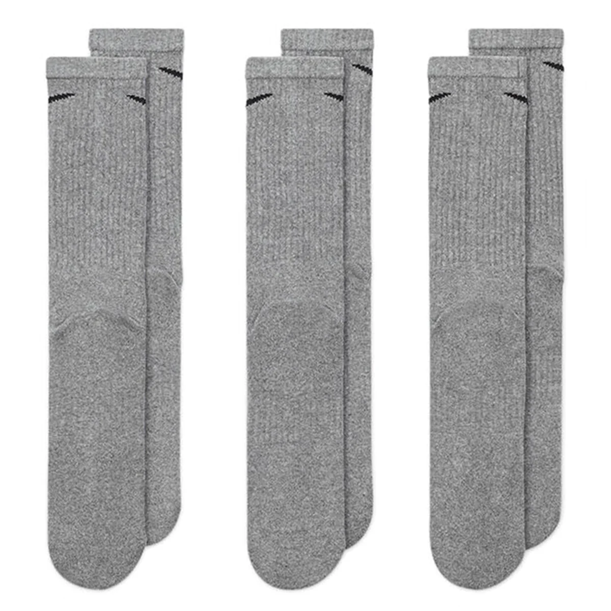 3PK COTTON CUSHION CREW | 064-CARBON - Image 2
