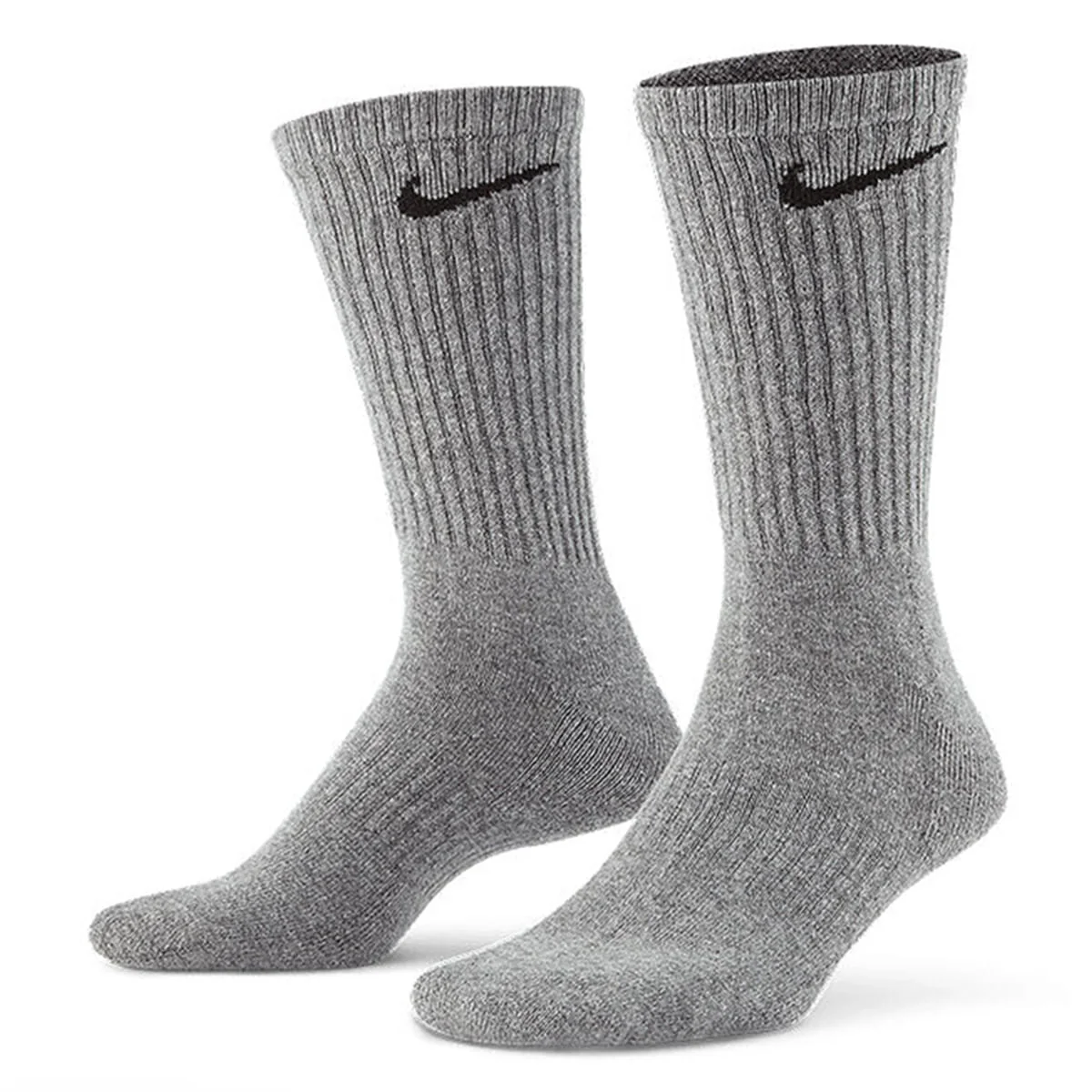 3PK COTTON CUSHION CREW | 064-CARBON - Image 3