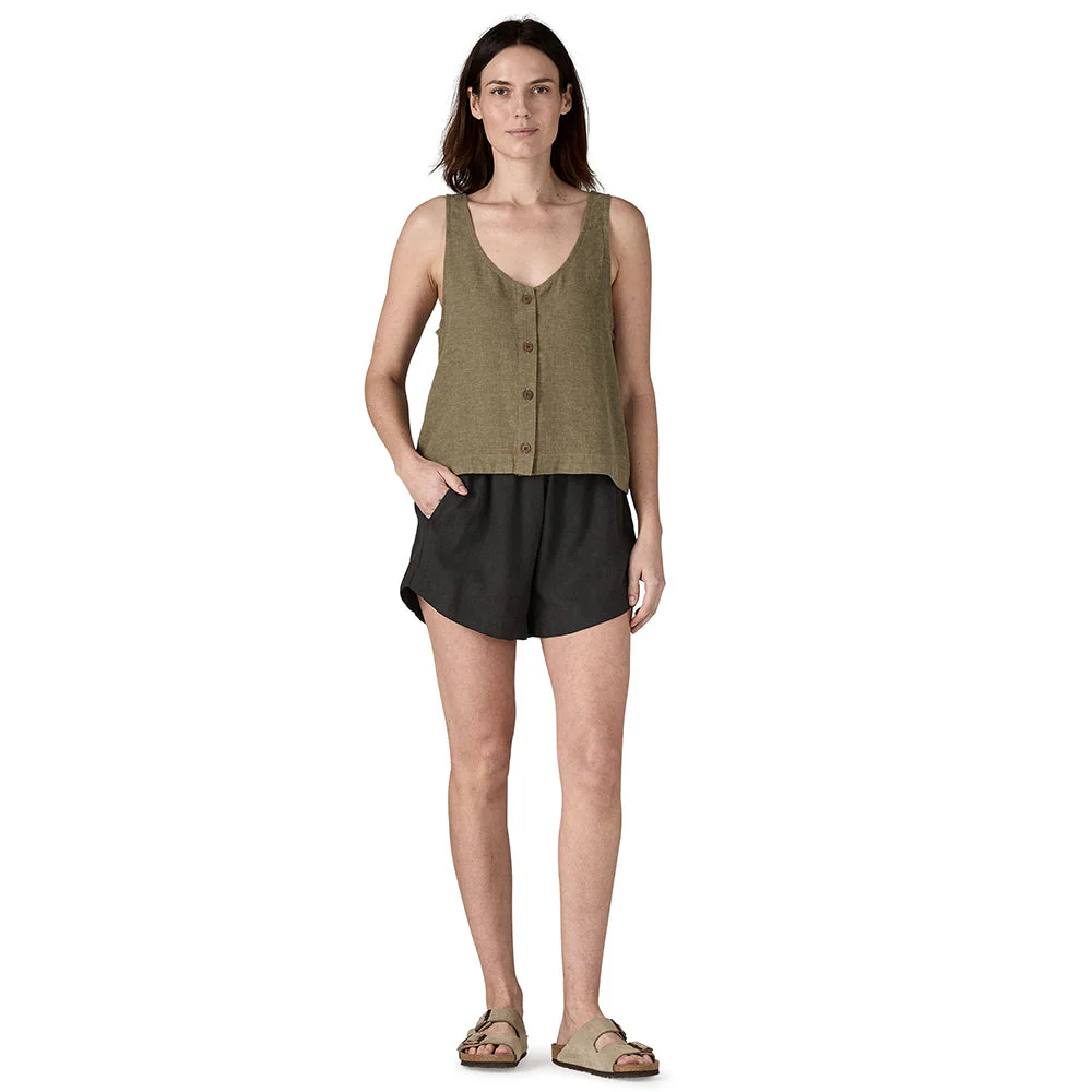 W'S GARDEN ISLAND SHORTS | BLK-BLACK - Image 4