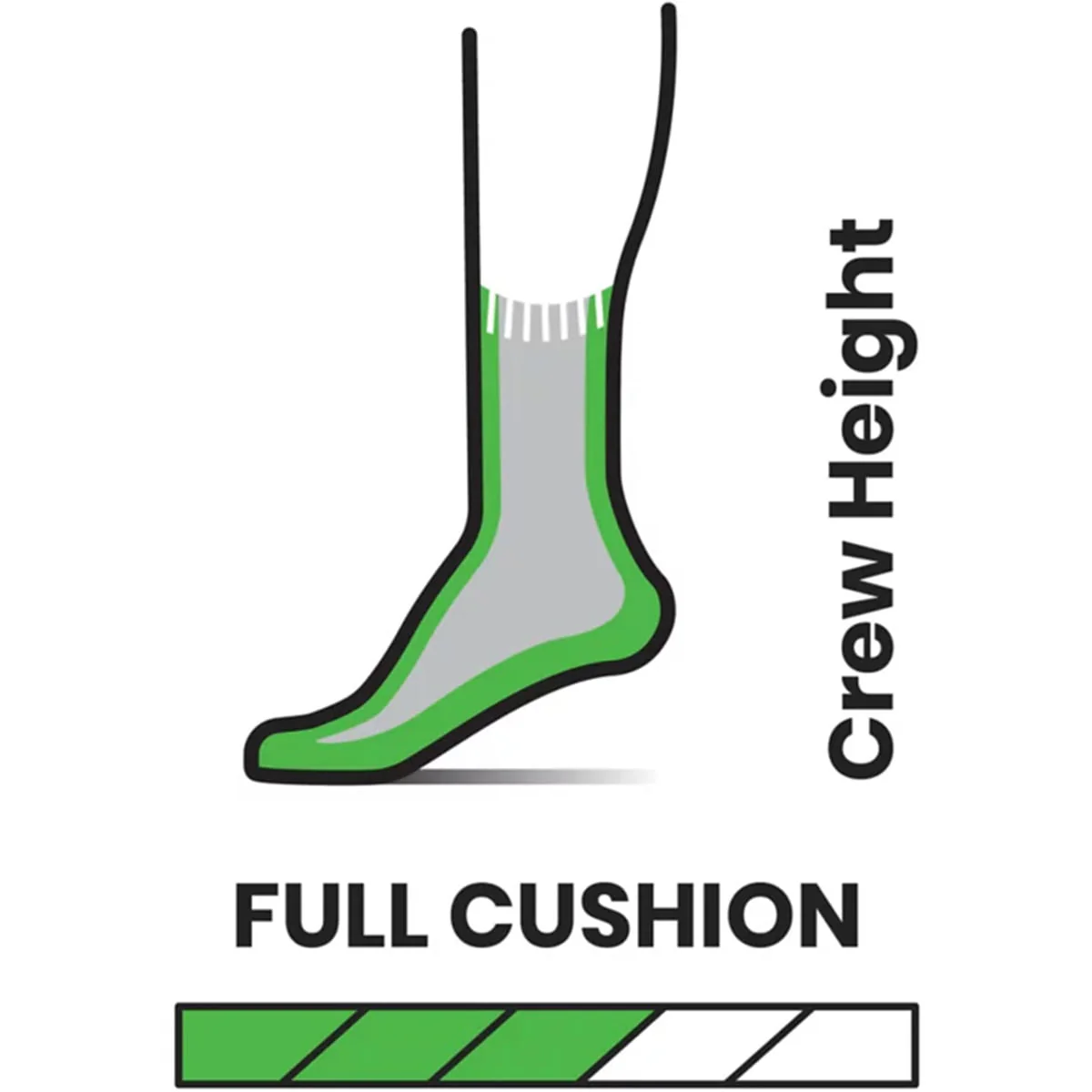 WM'S HIKE FULL CUSHION CR | 052-M.GRAY - Image 2