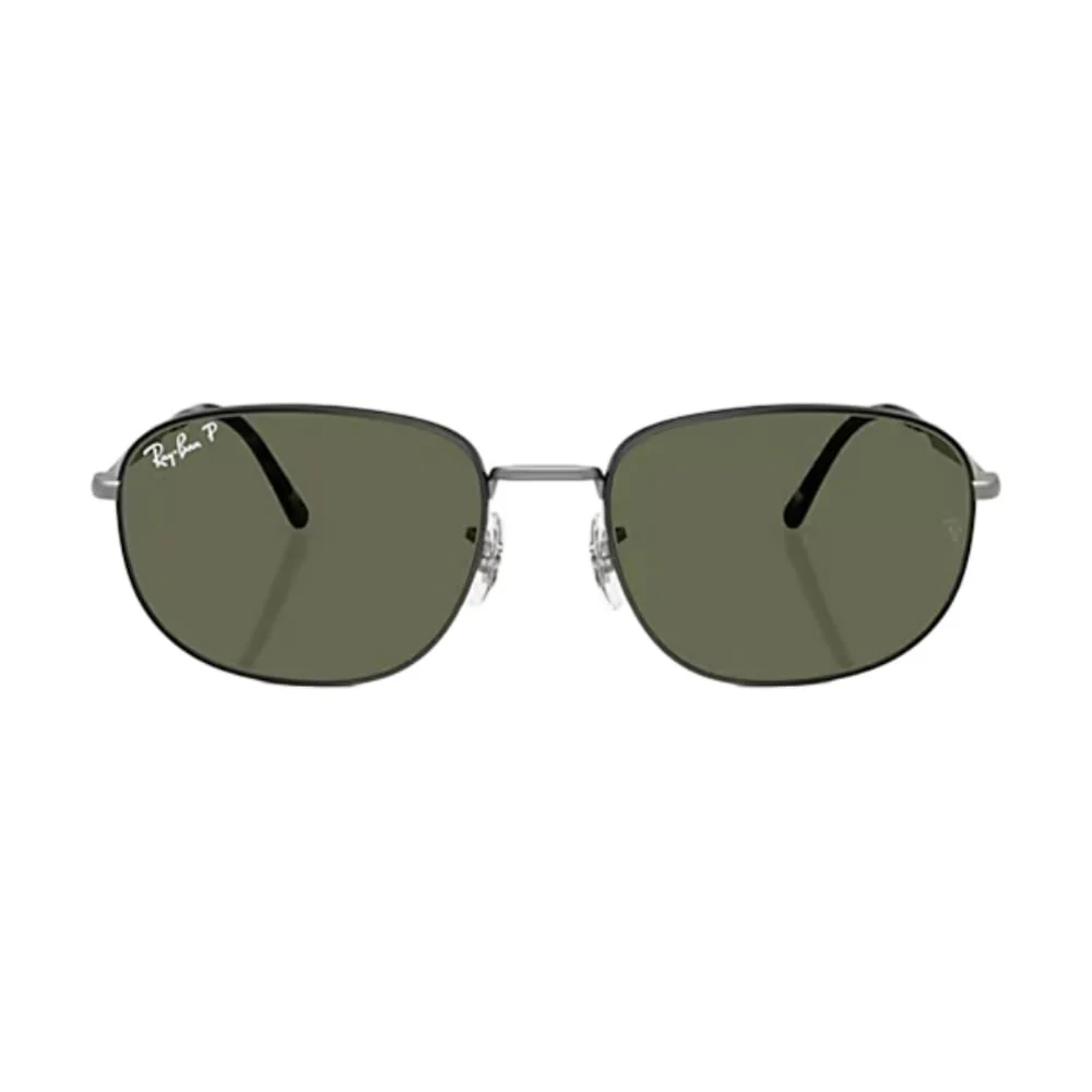SQUARE RND MTT BLACK GUN | GREEN POLR