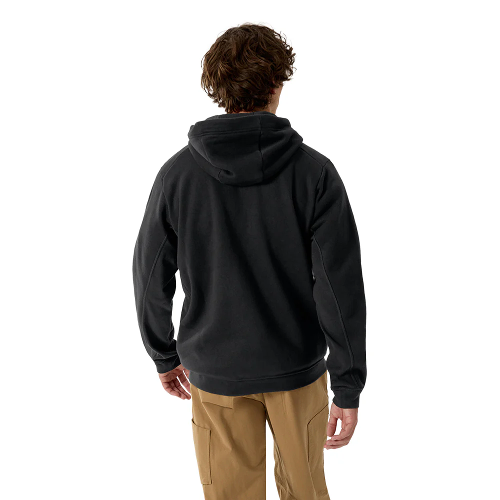 EMBLEM FLEECE FULL-ZIP H | BLACK - Image 3