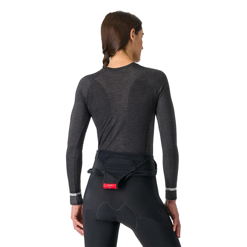 MERINO SEAMLESS W BASELA | 010-BLACK - Image 2