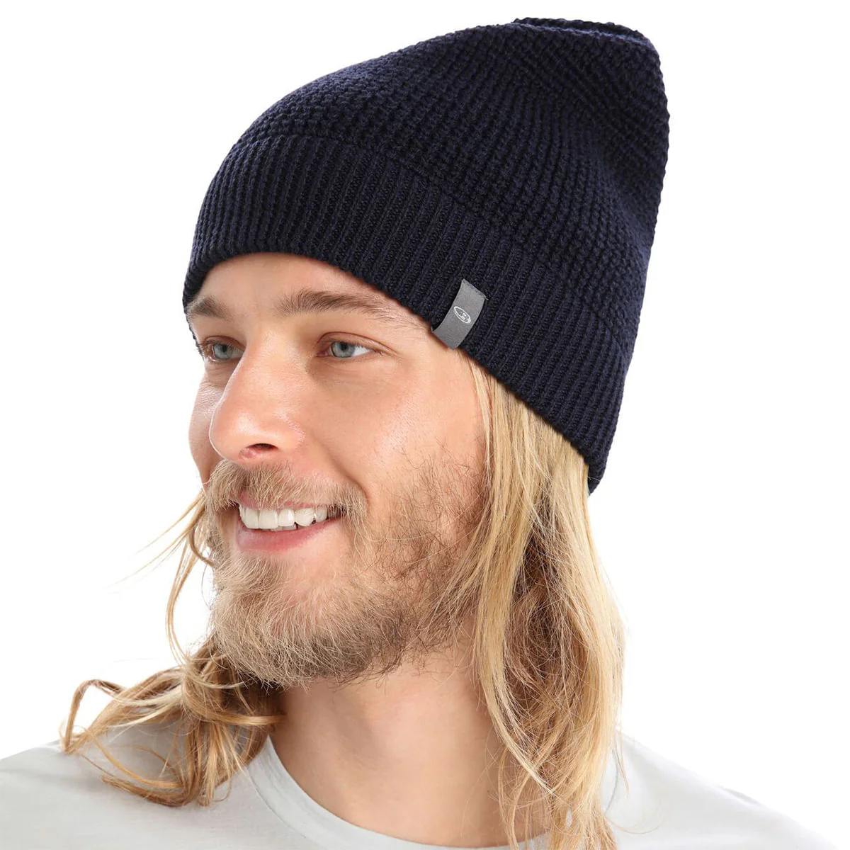 FEADAN SLOUCH BEANIE | M.NAVY - Image 2