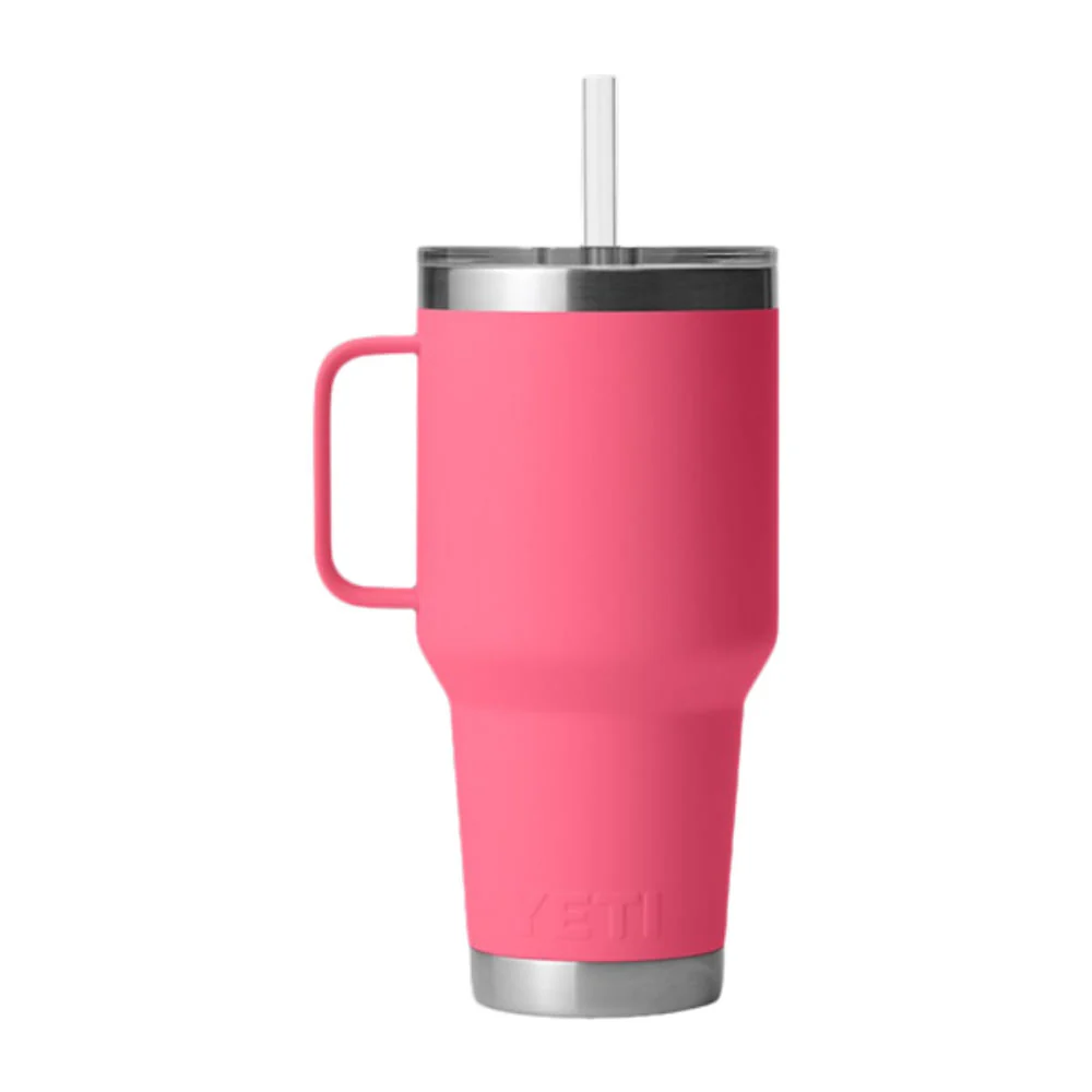 RAMBLER 35 OZ STRAW MUG | TROP.PINK - Image 2