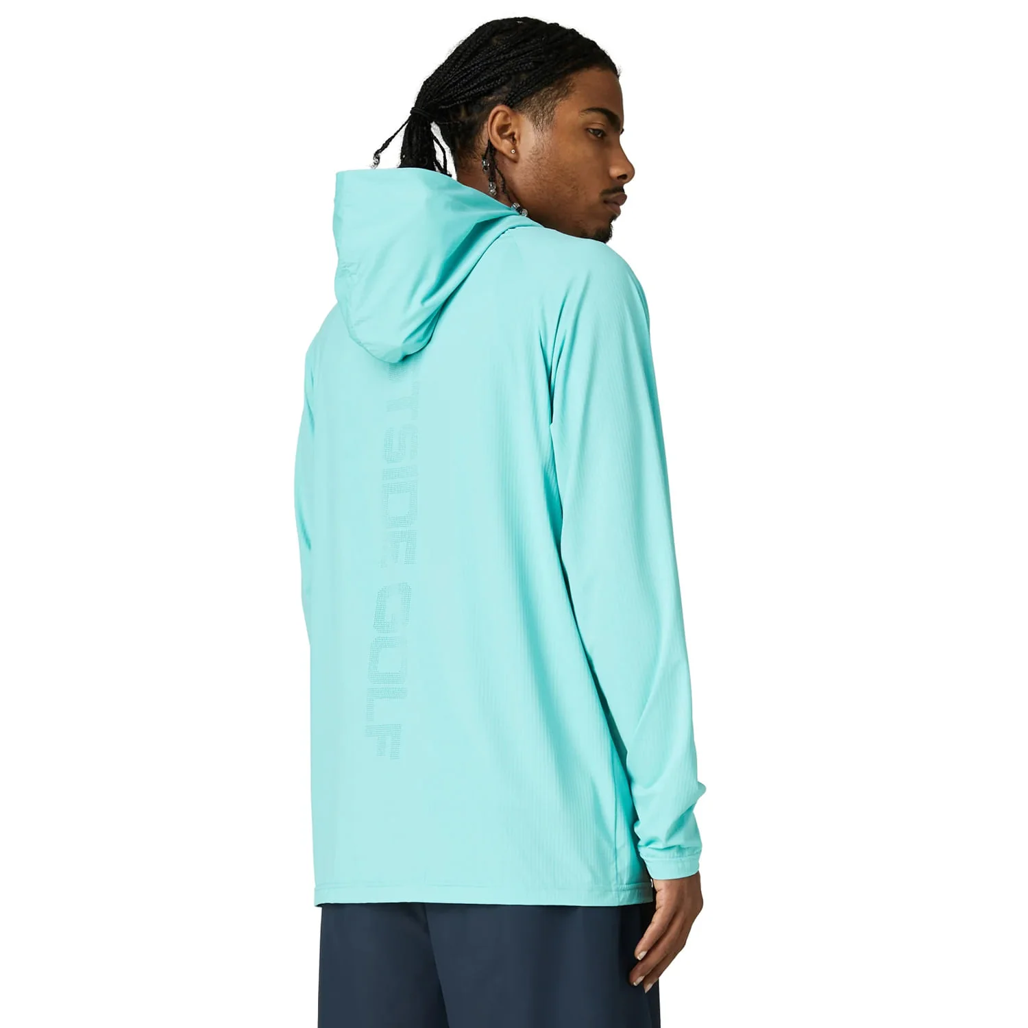 PERFORMANCE LTWT HOODIE | AQUA SKY - Image 4