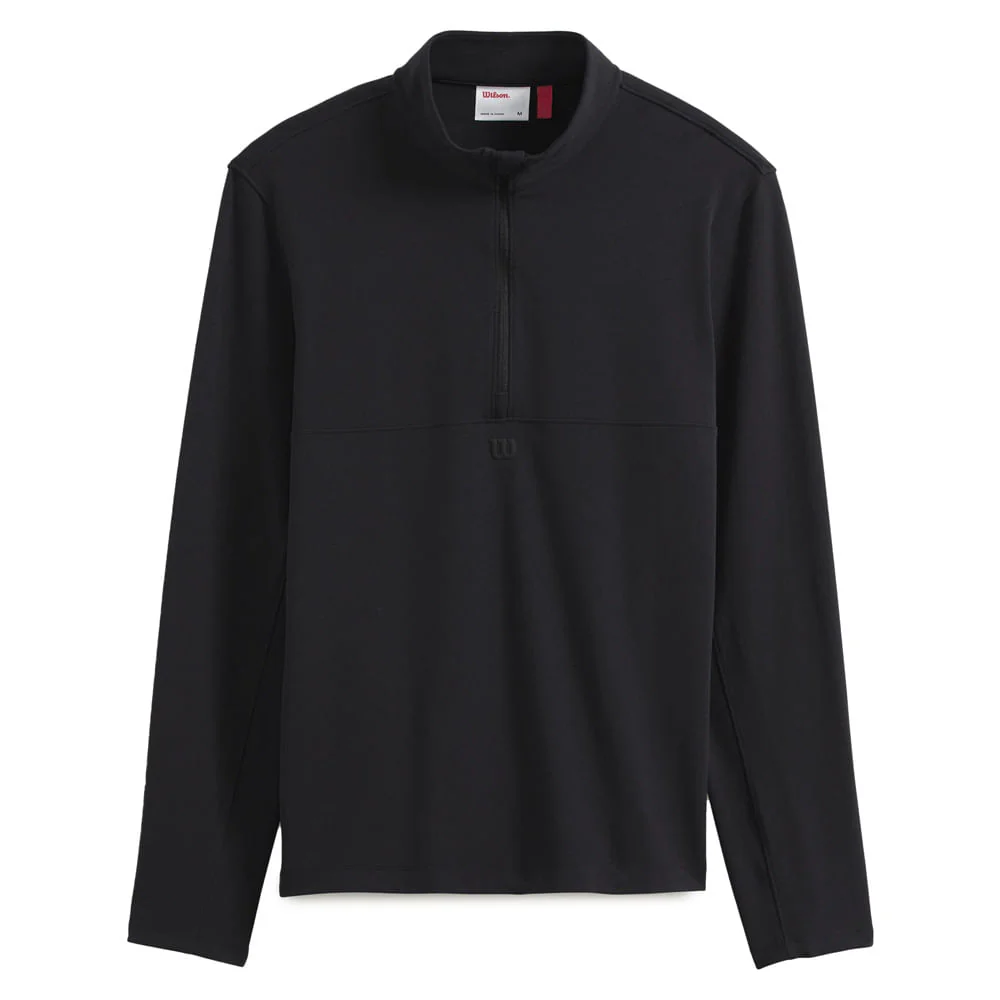 M ELEVATE PERF 1/2 ZIP | BKA-BLACK