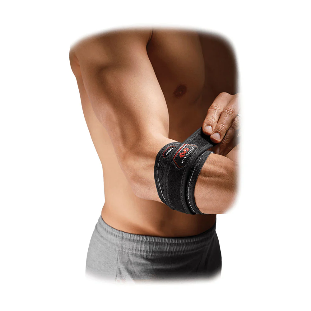 ELBOW SUPPORT WITH STRAP | BLACK - Image 2