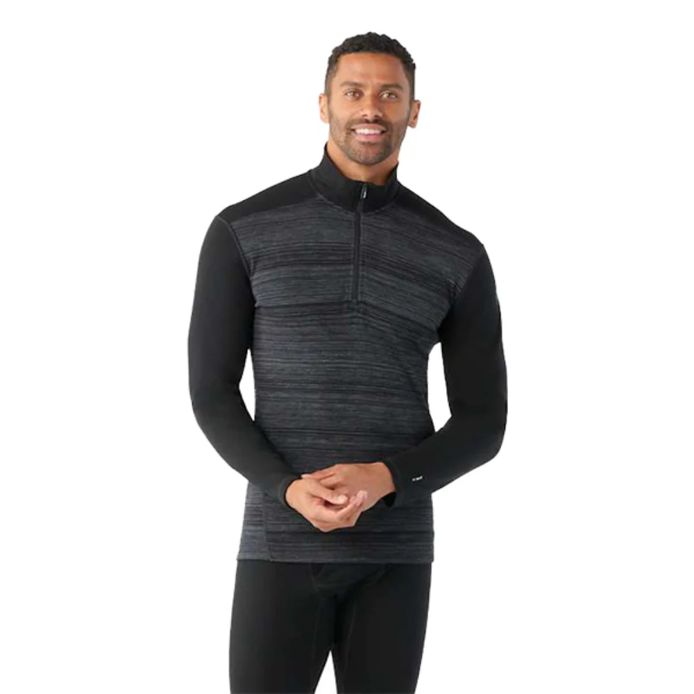 MN CLASSIC MERINO 1/4 ZI | K42-BLACK - Image 2