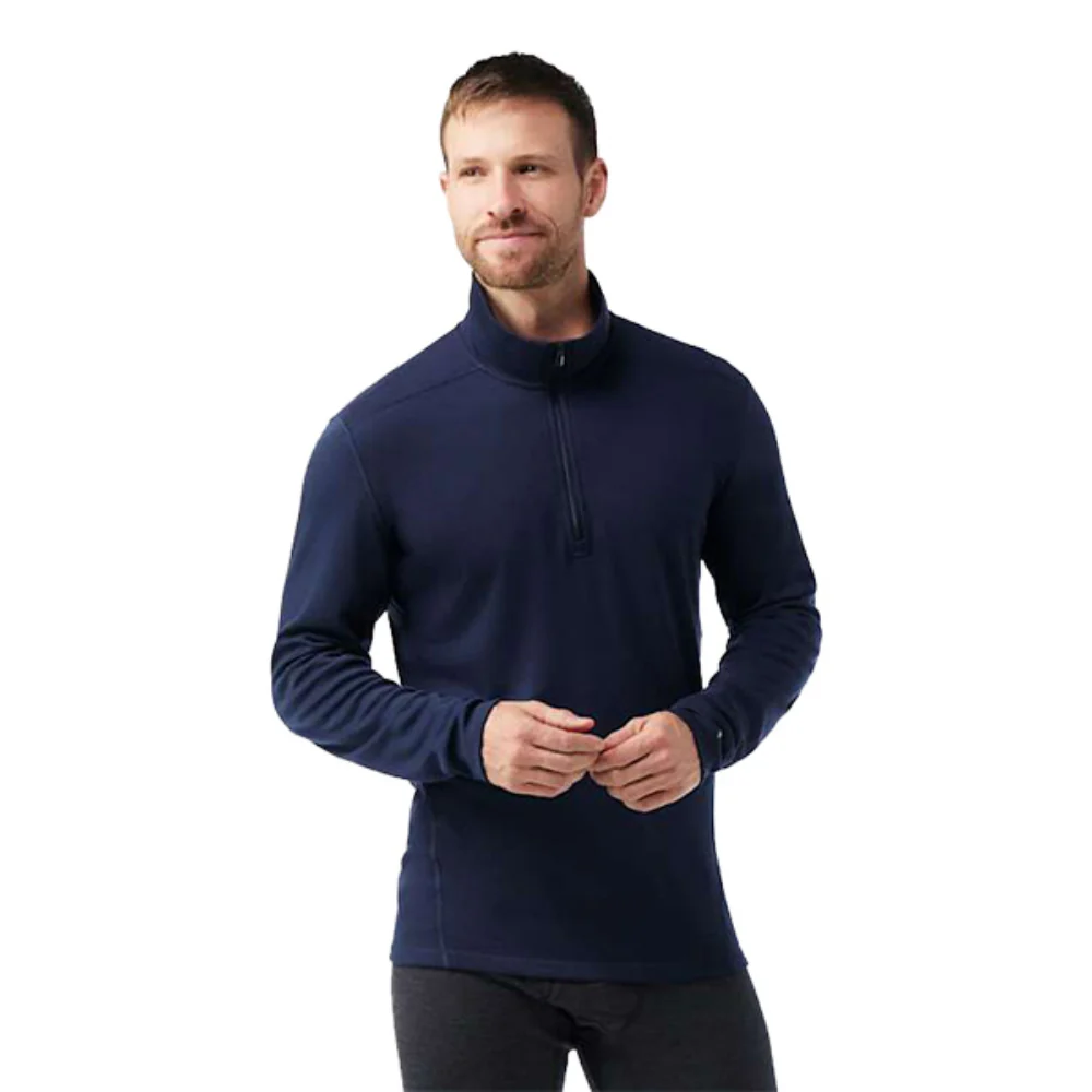 MN CLASSIC MERINO 1/4 ZI | 092-NAVY - Image 2